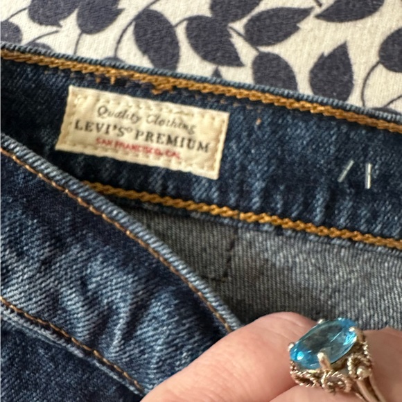 Levi’s Medium Wash Wedgie Button Fly RawHem 99%Cotton Women’s Jeans NWT Size 20W - Picture 7 of 16